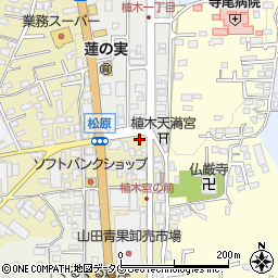 熊本県熊本市北区植木町滴水58周辺の地図