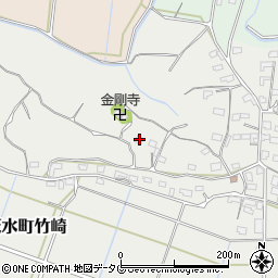熊本県玉名市天水町竹崎544周辺の地図