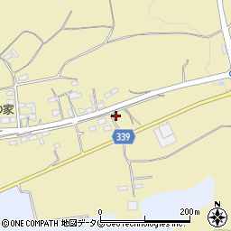 熊本県菊池郡大津町高尾野696周辺の地図