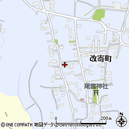 熊本県熊本市北区改寄町2488周辺の地図