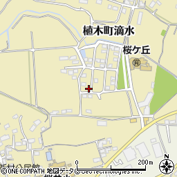 熊本県熊本市北区植木町滴水203周辺の地図