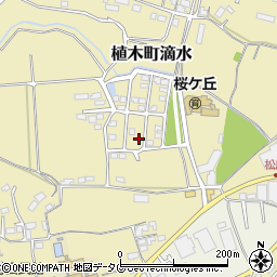 熊本県熊本市北区植木町滴水205-13周辺の地図