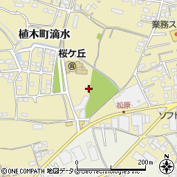 熊本県熊本市北区植木町滴水217周辺の地図