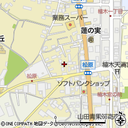 熊本県熊本市北区植木町滴水153周辺の地図