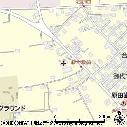 熊本県合志市御代志2048-4周辺の地図