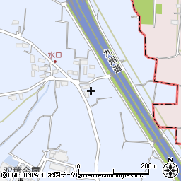 熊本県熊本市北区改寄町1104周辺の地図