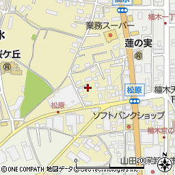 熊本県熊本市北区植木町滴水156周辺の地図