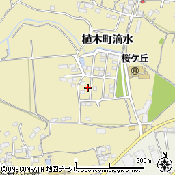 熊本県熊本市北区植木町滴水205-24周辺の地図