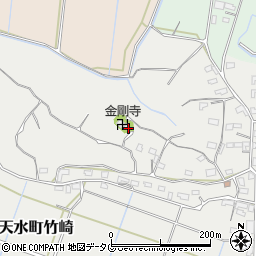 熊本県玉名市天水町竹崎周辺の地図