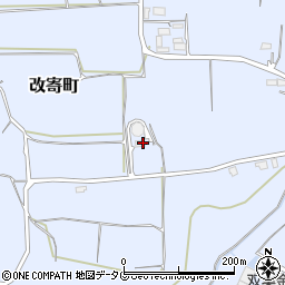 熊本県熊本市北区改寄町1280周辺の地図