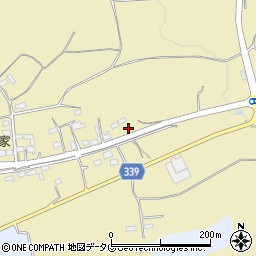 熊本県菊池郡大津町高尾野245周辺の地図