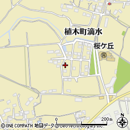 熊本県熊本市北区植木町滴水205-26周辺の地図