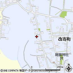 熊本県熊本市北区改寄町2440-1周辺の地図