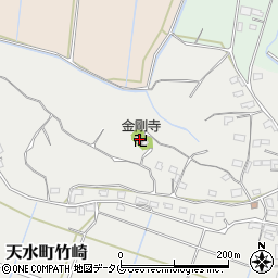 熊本県玉名市天水町竹崎564周辺の地図