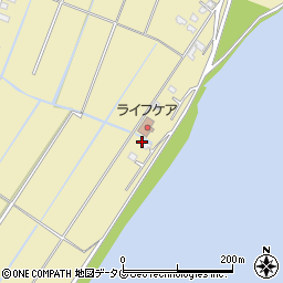 熊本県玉名市滑石2759周辺の地図