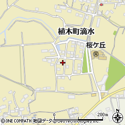 熊本県熊本市北区植木町滴水205-23周辺の地図