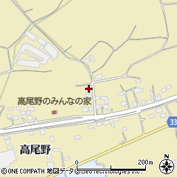 熊本県菊池郡大津町高尾野32周辺の地図