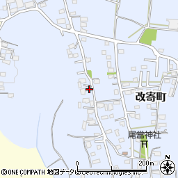 熊本県熊本市北区改寄町2440周辺の地図