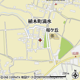 熊本県熊本市北区植木町滴水205-7周辺の地図