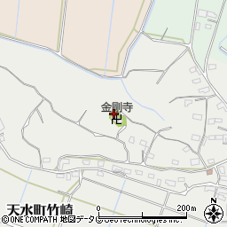 熊本県玉名市天水町竹崎584周辺の地図