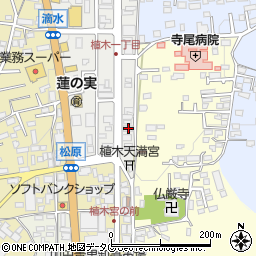 熊本県熊本市北区植木町植木305周辺の地図