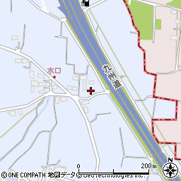 熊本県熊本市北区改寄町1178-4周辺の地図