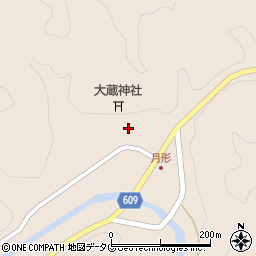 大分県佐伯市直川大字横川563周辺の地図