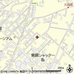 熊本県合志市御代志1656-99周辺の地図