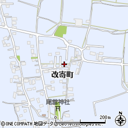 熊本県熊本市北区改寄町2462-1周辺の地図