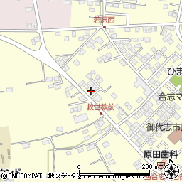 熊本県合志市御代志2086-50周辺の地図