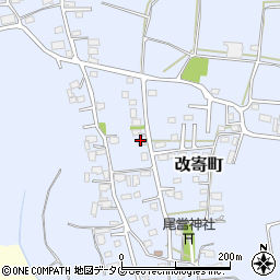 熊本県熊本市北区改寄町2444周辺の地図