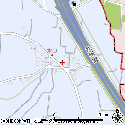 熊本県熊本市北区改寄町1181周辺の地図