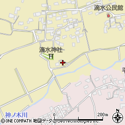 熊本県熊本市北区植木町滴水1969-1周辺の地図