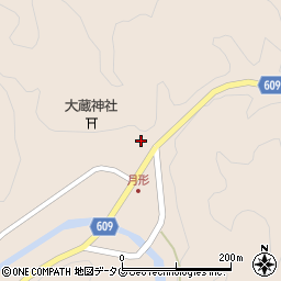 大分県佐伯市直川大字横川571周辺の地図