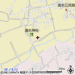熊本県熊本市北区植木町滴水1969周辺の地図