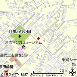 熊本県合志市御代志1661-293周辺の地図