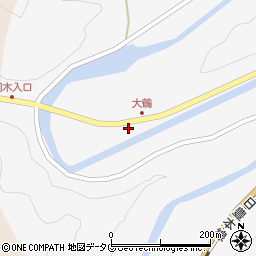 大分県佐伯市直川大字仁田原293周辺の地図