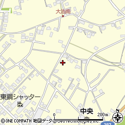 熊本県合志市御代志1648-77周辺の地図