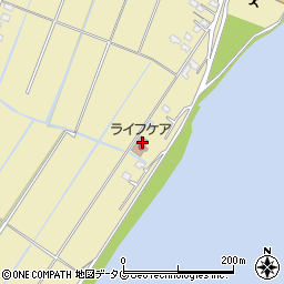 ヘルパーステーションライフケア周辺の地図