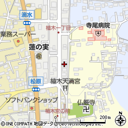 熊本県熊本市北区植木町植木307周辺の地図