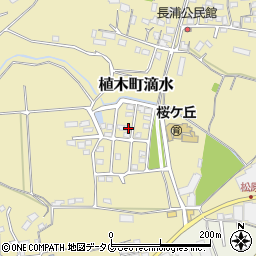 熊本県熊本市北区植木町滴水205-34周辺の地図