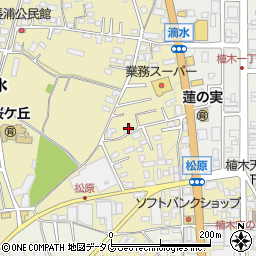 熊本県熊本市北区植木町滴水30-6周辺の地図