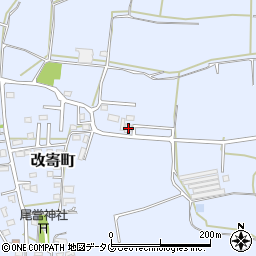 熊本県熊本市北区改寄町2133-5周辺の地図
