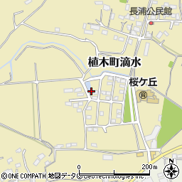 熊本県熊本市北区植木町滴水2082周辺の地図