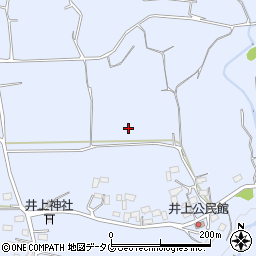 熊本県熊本市北区改寄町周辺の地図