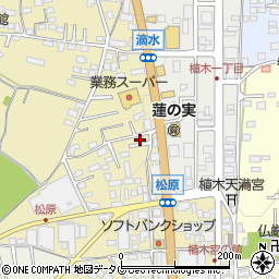 熊本県熊本市北区植木町滴水151周辺の地図