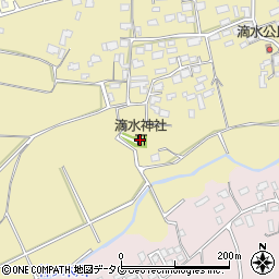 熊本県熊本市北区植木町滴水1971周辺の地図