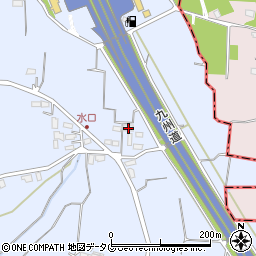 熊本県熊本市北区改寄町1178-3周辺の地図