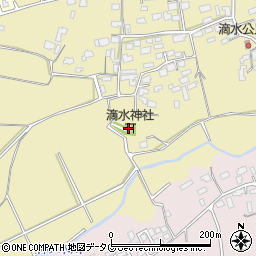 滴水神社周辺の地図