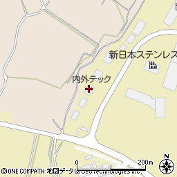 内外テック株式会社　九州物流センター周辺の地図